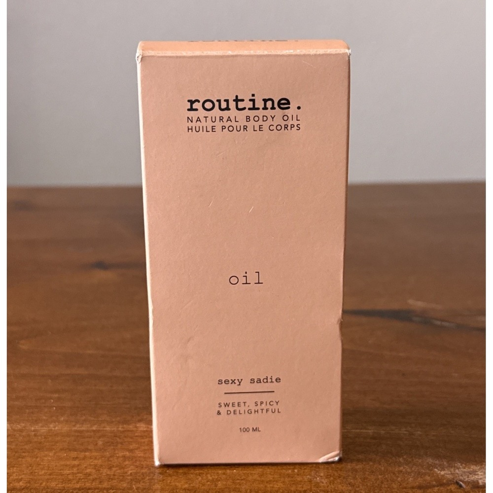 HTF Routine Sexy Sadie Natural Scented Body Oil 100ml NEW